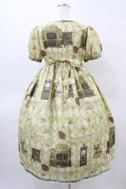 画像2: ALICE and the PIRATES / 遠い日のメモワール〜私の小さなオルゴール〜柄ワンピース Free グリーン H-26-04-04-1033-PA-OP-NS-ZH