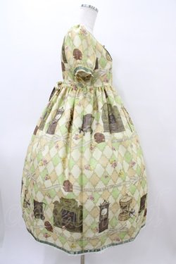 画像3: ALICE and the PIRATES / 遠い日のメモワール〜私の小さなオルゴール〜柄ワンピース Free グリーン H-26-04-04-1033-PA-OP-NS-ZH