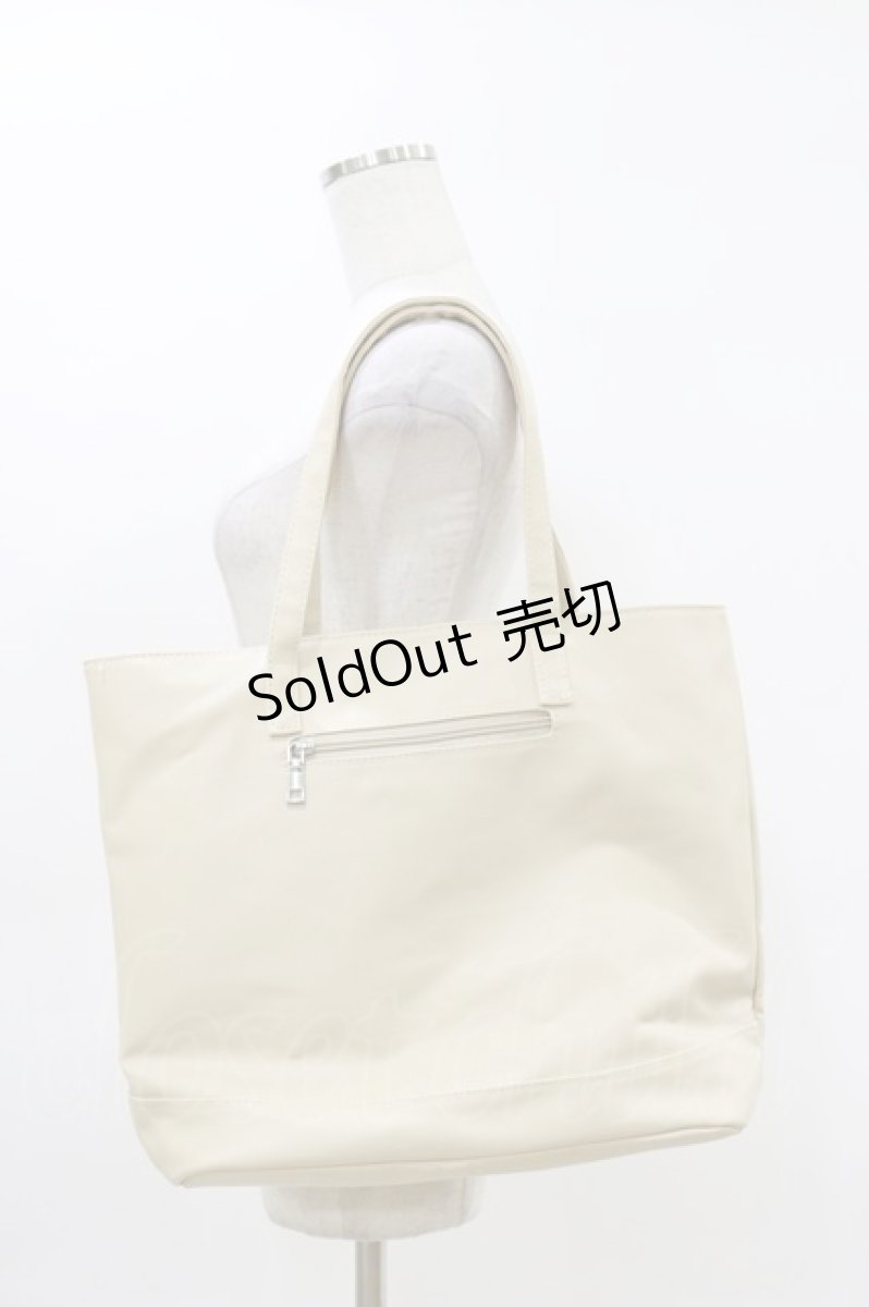 画像2: NieR Clothing / 猫耳付き大容量PU LEATHER TOTE BAG  ミケ(ベージュ) H-26-04-04-001-PU-BG-AK-ZH (2)