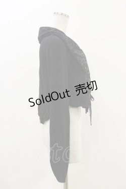 画像4: GRAMM / プリントアシメボレロ  黒 H-26-04-04-008-HN-TO-AK-ZH