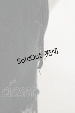 画像3: HANGRY&ANGRY / プリント切替アシメワンピース  黒×白 H-26-04-04-070-HN-OP-AK-ZH