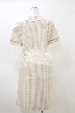 画像2: Katie / ICECREAM SHOP uniform  ベージュストライプ H-26-04-04-072-LO-OP-KB-ZH