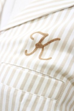 画像4: Katie / ICECREAM SHOP uniform  ベージュストライプ H-26-04-04-072-LO-OP-KB-ZH