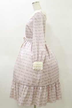 画像3: Melody BasKet / ロゴ＆リボンワンピース  ピンク H-26-04-04-073-LO-OP-KB-ZH