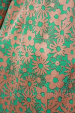 画像3: merry jenny / 2トーンフラワーシャツワンピース  グリーン H-26-04-04-076-LO-OP-KB-ZH