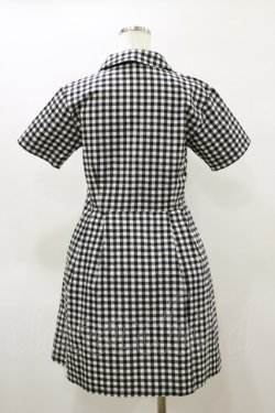 画像2: merry jenny / ギンガムシャツワンピース  ブラック H-26-04-04-078-LO-OP-KB-ZH