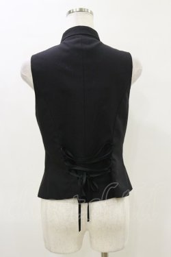 画像2: ATELIER PIERROT / マリウスナポレオンベスト  ブラック H-26-04-04-010-EL-TO-KB-ZH