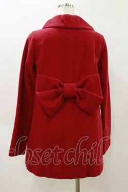 画像2: Emily Temple cute / バックリボンPコート  レッド H-26-04-04-083-ET-CO-KB-ZH