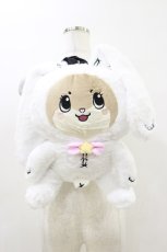 画像1: NieR Clothing / NIER×ちぃたんコラボデザインぬいぐるみリュック  白 H-26-04-04-002-PU-BG-AK-ZH (1)