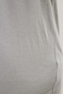 画像3: Jane Marple / ハイネック半袖カットソー M グレー H-26-04-04-015-JM-TO-KB-ZH