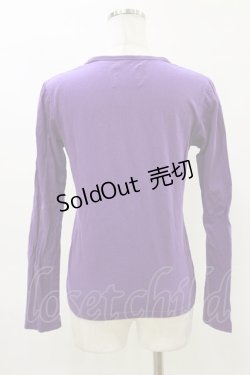 画像2: HANGRY&ANGRY / プリントカットソー  紫 H-26-04-04-021-HN-BL-AK-ZH