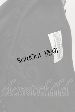 画像4: FRILL / プリントフリルカットソー  黒 H-26-04-04-025-HN-TO-AK-ZH