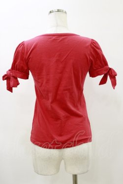 画像2: Emily Temple cute / リボンパフカットソー  アカ H-26-04-04-031-ET-TO-KB-ZH