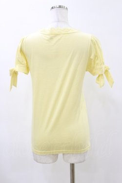 画像2: Emily Temple cute / リボンパフカットソー  イエロー H-26-04-04-033-ET-TO-KB-ZH
