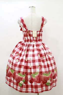 画像2: Emily Temple cute / ギンガムチェックBERRYノースリーブワンピース  レッド H-26-04-05-038-ET-OP-KB-ZH