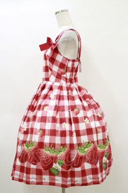 画像3: Emily Temple cute / ギンガムチェックBERRYノースリーブワンピース  レッド H-26-04-05-038-ET-OP-KB-ZH