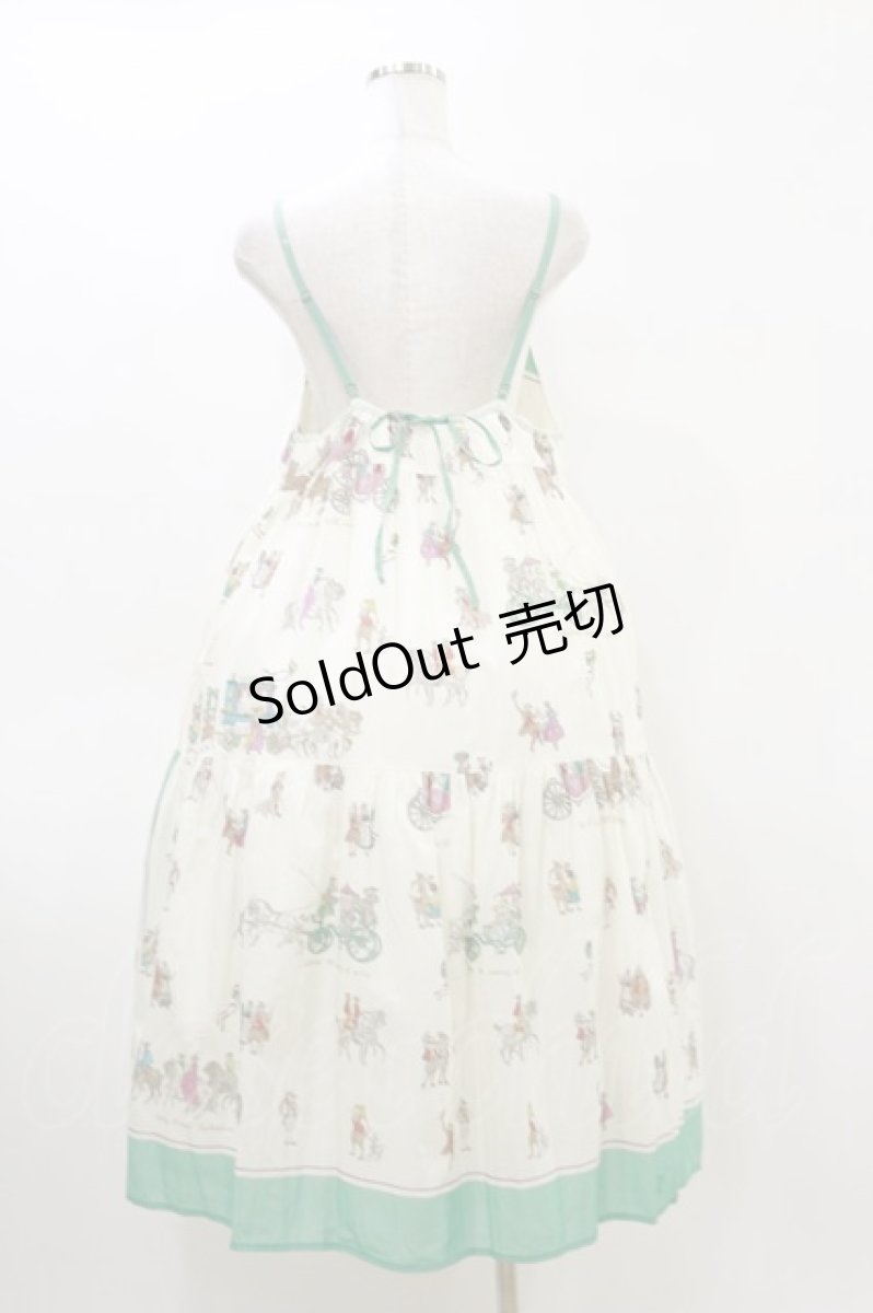 画像2: Jane Marple / Anniversary paradeストラップドレス  ジェイド H-26-04-05-039-JM-OP-KB-ZH (2)