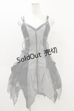 画像1: Ozz Croce / Beyond The Sacred Light ビスチェ ワンピース  黒 H-26-04-05-047-OO-OP-AK-ZH