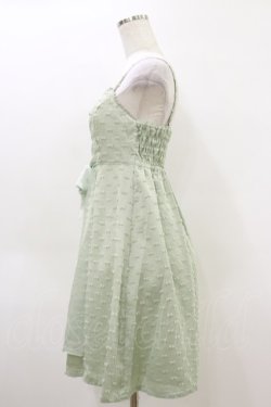 画像3: Emily Temple cute / ポンポンジャガードノースリーブワンピース  ミントグリーン H-26-04-05-048-ET-OP-KB-ZH