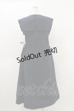 画像2: Jane Marple Dans Le Salon / ヴィンテージマリンカラードレス  ネイビー H-26-04-05-053-JM-OP-KB-ZH