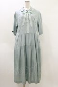 Jane Marple Dans Le Salon / ダブルカラーサリバンドレス  ミントブルー H-26-04-05-054-JM-OP-KB-ZH