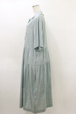 画像3: Jane Marple Dans Le Salon / ダブルカラーサリバンドレス  ミントブルー H-26-04-05-054-JM-OP-KB-ZH