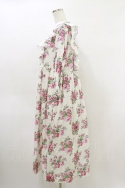 画像3: Jane Marple / Strawberries and flowersラッフルフリルドレス  オフ H-26-04-05-055-JM-OP-KB-ZH