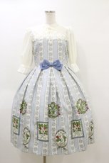 画像1: Melody BasKet / Berry galleryチュール切替ワンピース  サックス H-26-04-05-056-LO-OP-KB-ZH (1)