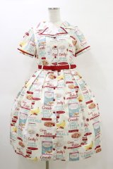 Emily Temple cute / Cerealワンピース  アイボリー H-26-04-05-057-ET-OP-KB-ZH