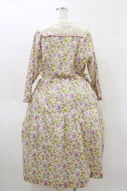 画像2: Jane Marple Dans Le Salon / Gouache gardenのタブリエドレス  アイボリー H-26-04-05-059-JM-OP-KB-ZH