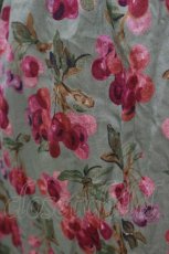 画像4: Jane Marple Dans Le Salon / Winter cherries drawstring dress  グリーン H-26-04-05-060-JM-OP-KB-ZH (4)