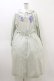画像1: Jane Marple Dans Le Salon / Jardin Des Fleurs Embroideryドレス  ミント H-26-04-05-065-JM-OP-KB-ZH (1)