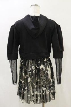 画像2: MILK / THE KLIMフーディーミニ  ブラック H-26-04-05-008-ML-OP-KB-ZH