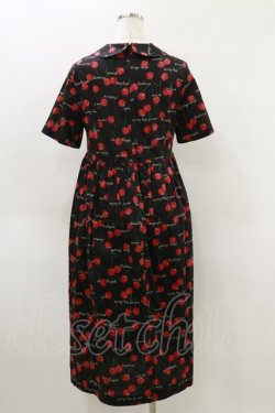 画像2: Jane Marple / Skipping cherriesのリボンドレス  ブラック H-26-04-05-066-JM-OP-KB-ZH