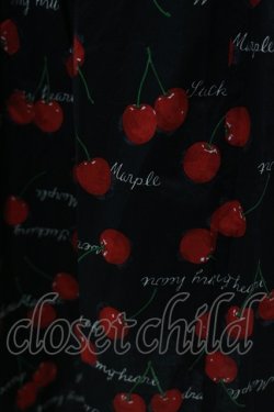 画像4: Jane Marple / Skipping cherriesのリボンドレス  ブラック H-26-04-05-066-JM-OP-KB-ZH