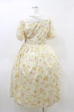 画像2: Melody BasKet / Blooming poppyフロントボタンワンピース M イエロー H-26-04-05-069-LO-OP-KB-ZH