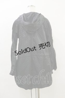 画像2: ALGONQUINS / ドットナイロンジャケット F 黒 H-26-04-05-009-AL-JA-AK-ZH