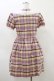 画像2: MILK / M cafeワンピース  ローズチェック H-26-04-05-071-ML-OP-KB-ZH (2)