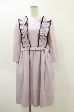 画像1: MILK / フリル・ド・ドレス  ラベンダーピンク H-26-04-05-075-ML-OP-KB-ZH