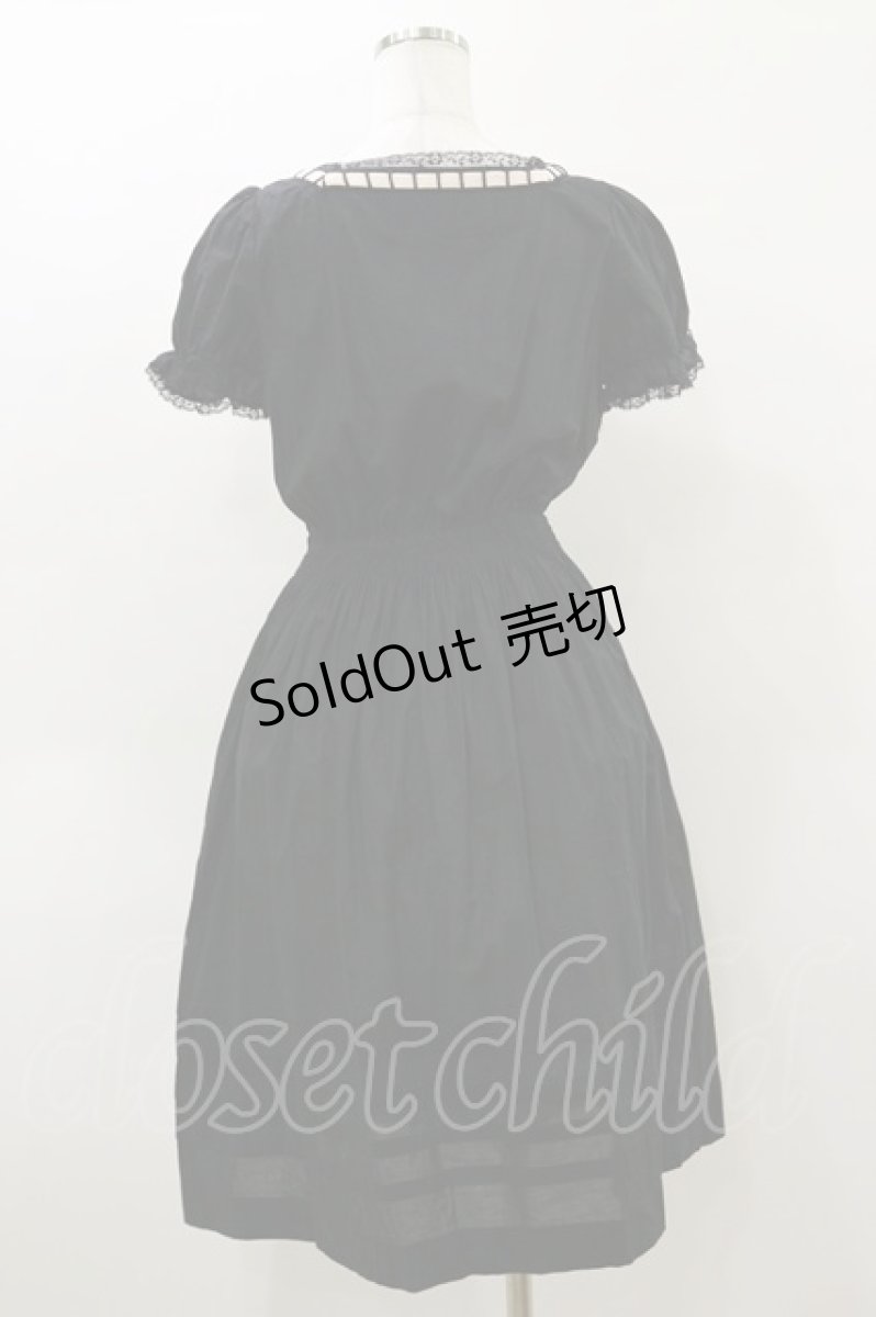 画像2: Katie / NO COUNTRY puff dress  ブラック H-26-04-05-077-LO-OP-KB-ZH (2)