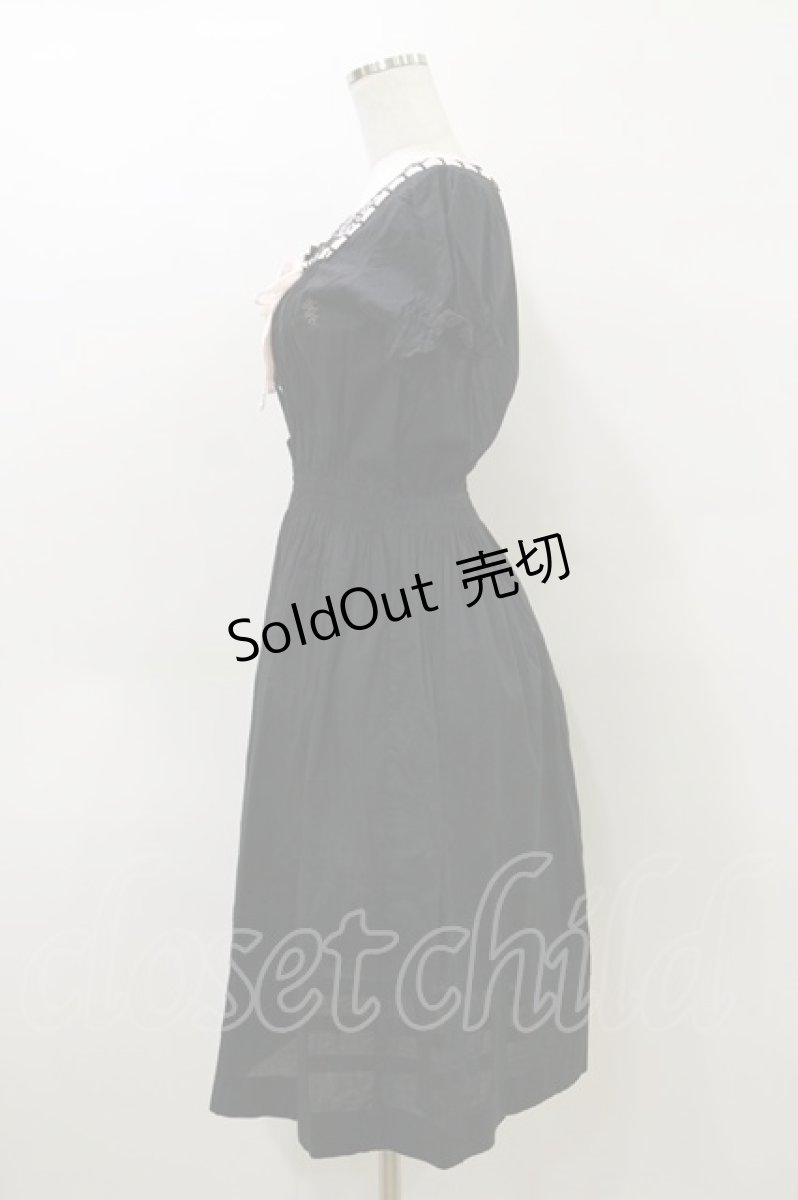 画像3: Katie / NO COUNTRY puff dress  ブラック H-26-04-05-077-LO-OP-KB-ZH (3)