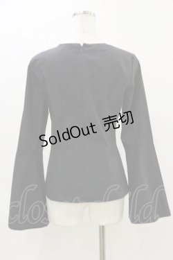 画像2: MIHO MATSUDA / ラウンドネックカットソー  黒 H-26-04-05-012-GO-TO-AK-ZH