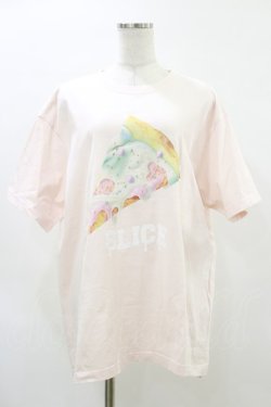 画像1: MILKBOY / PIZZA SLICE TEE XL ベビーピンク H-26-04-05-013-MB-TO-KB-ZH