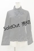 PEACE NOW / タイ付きドットブラウス M 黒 H-26-04-05-016-PU-BL-AK-ZH