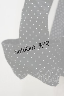 画像3: PEACE NOW / タイ付きドットブラウス M 黒 H-26-04-05-016-PU-BL-AK-ZH