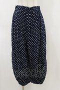 Jane Marple Dans Le Salon / Polka dotsフラッフィーパンツ  ネイビー H-26-04-05-023-JM-PA-KB-ZH