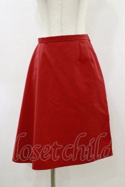 画像1: ネバアランド / ウエストタックスカート  赤 H-26-04-05-028-LO-SK-KB-ZH