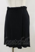 Katie / SHAKE A CHECK! skirt  ブラック H-26-04-05-029-LO-SK-KB-ZH