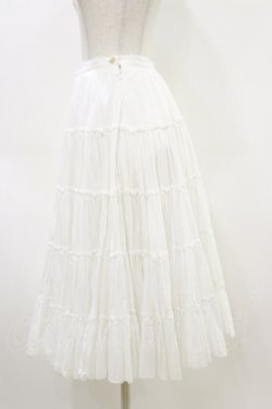 画像3: alice auaa / ティアードスカート 3(約9号) 白 H-26-04-05-032-AA-SK-KB-ZH