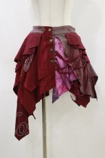 画像1: Ozz Croce / アシメラップスカート  ワイン H-26-04-05-034-OO-SK-AK-ZH (1)
